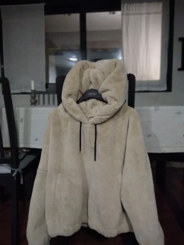 Sudadera Zara Beige Talla XL