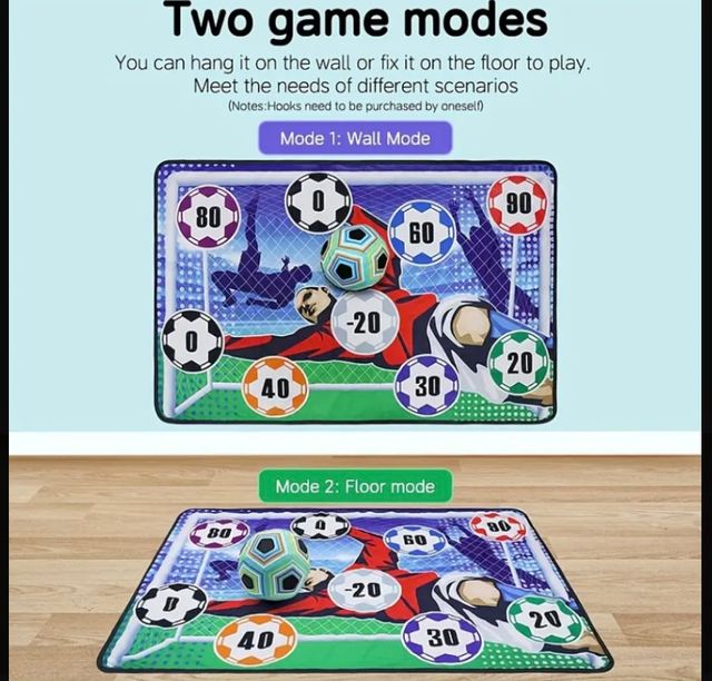 Juego de Futbol Porteria en Pared