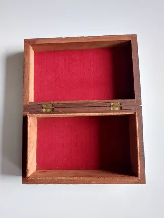 Antiguas Cajas Madera Talladas India