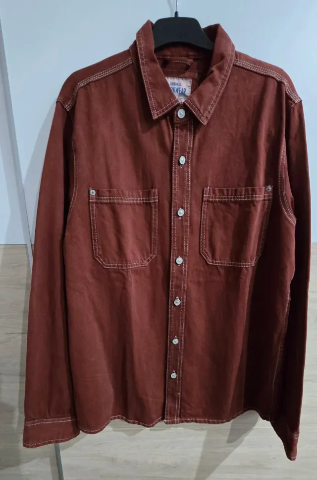 Sobrecamisa tejana roja