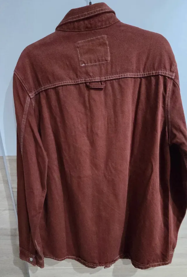 Sobrecamisa tejana roja