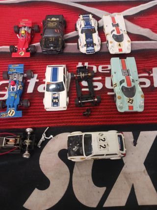 Lote Scalextric Coches Slot exin
