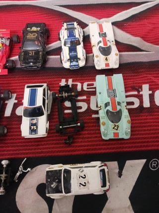 Lote Scalextric Coches Slot exin