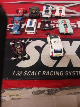 Lote Scalextric Coches Slot exin