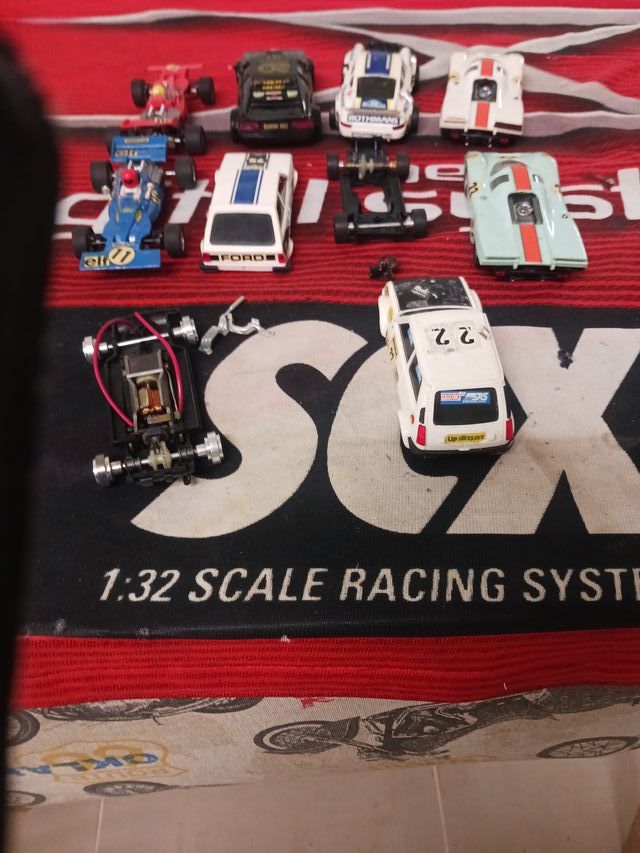 Lote Scalextric Coches Slot exin