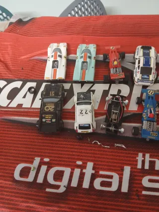 Lote Scalextric Coches Slot exin