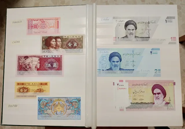 Album Banconote Asia ed Eurasia