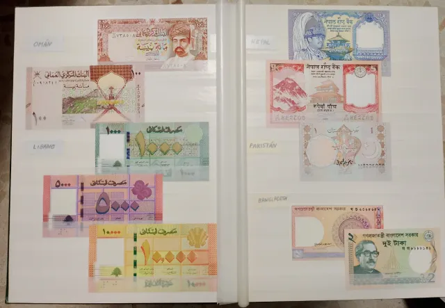 Album Banconote Asia ed Eurasia