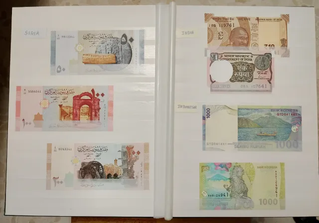 Album Banconote Asia ed Eurasia