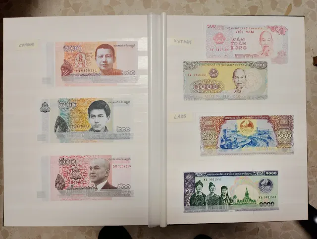 Album Banconote Asia ed Eurasia