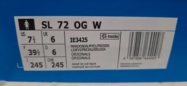 Zapatillas Adidas Marrones y Moradas