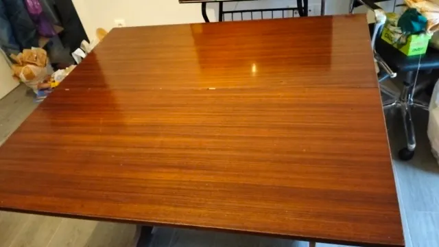 Mesa de comedor de madera, extensible
