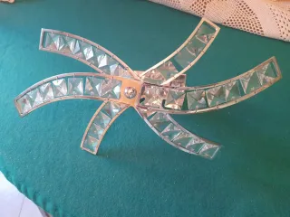 Applique da parete design moderno cristalli