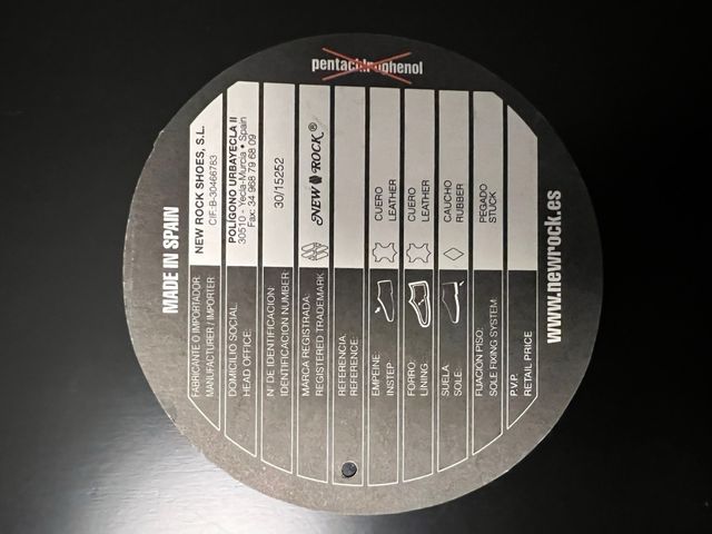 Botas New Rock Mujer Talla 40