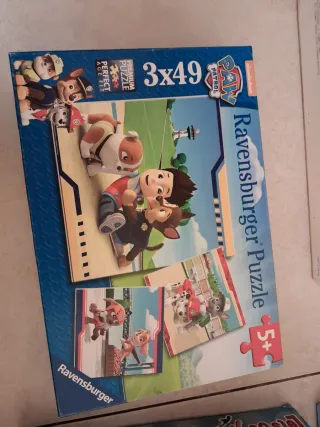 Puzzle Patrulla Canina Ravensburger 3x49