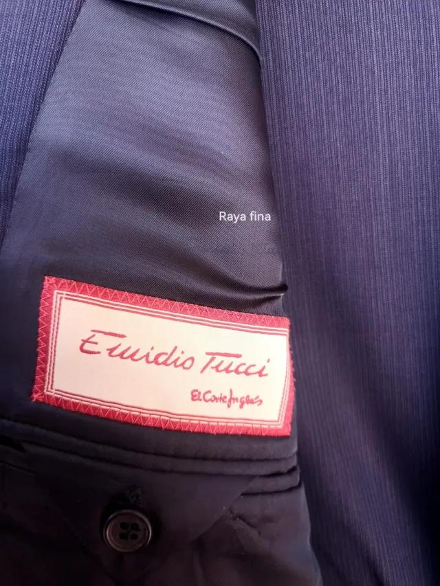 Traje Caballero Emilio Tucci Color Azul  oscuro