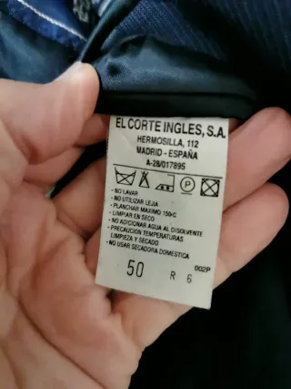 Traje Caballero Emilio Tucci Color Azul oscuro