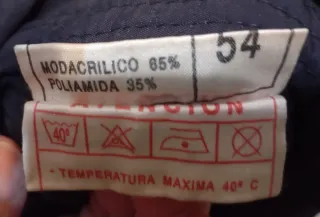 Chaquetón chubasquero azul