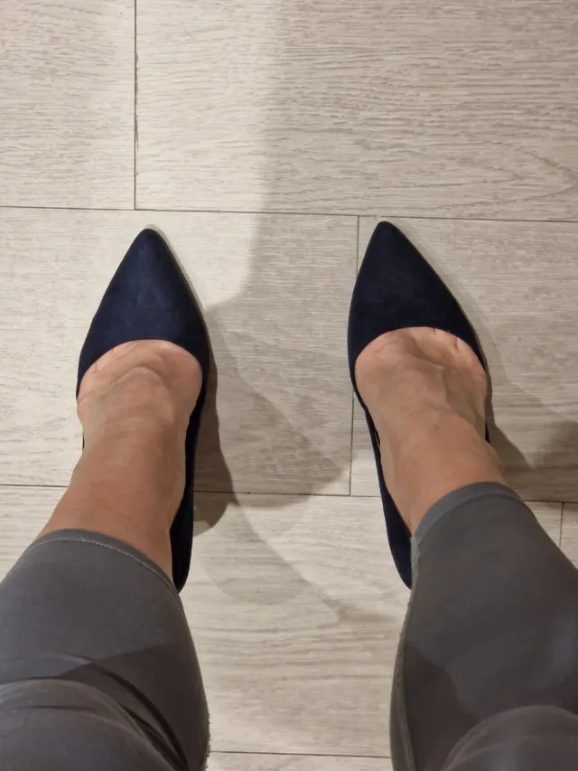 Zapatos de tacón azul oscuro Primark
