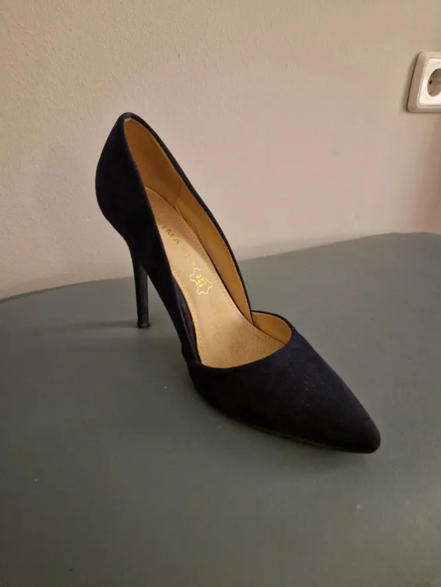 Zapatos de tacón azul oscuro Primark