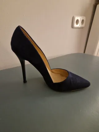 Zapatos de tacón azul oscuro Primark