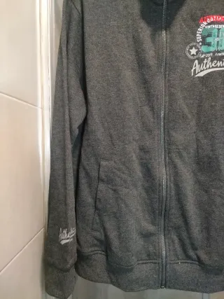 Sudadera gris hombre talla L