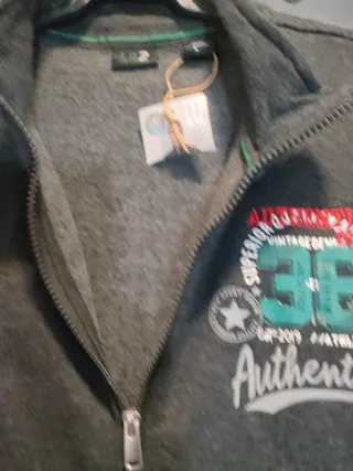 Sudadera gris hombre talla L