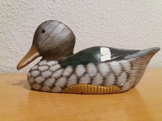 Figura Pato Madera 16 cm