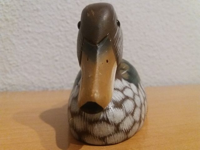 Figura Pato Madera 16 cm