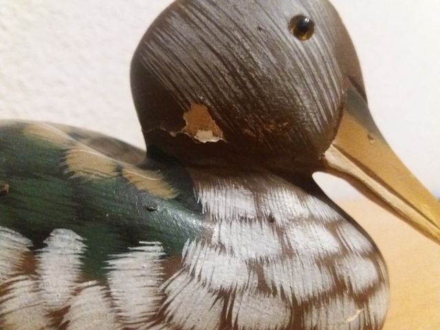 Figura Pato Madera 16 cm
