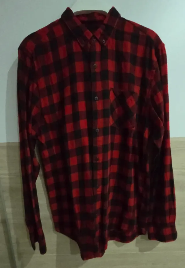 Camisa de cuadros hombre