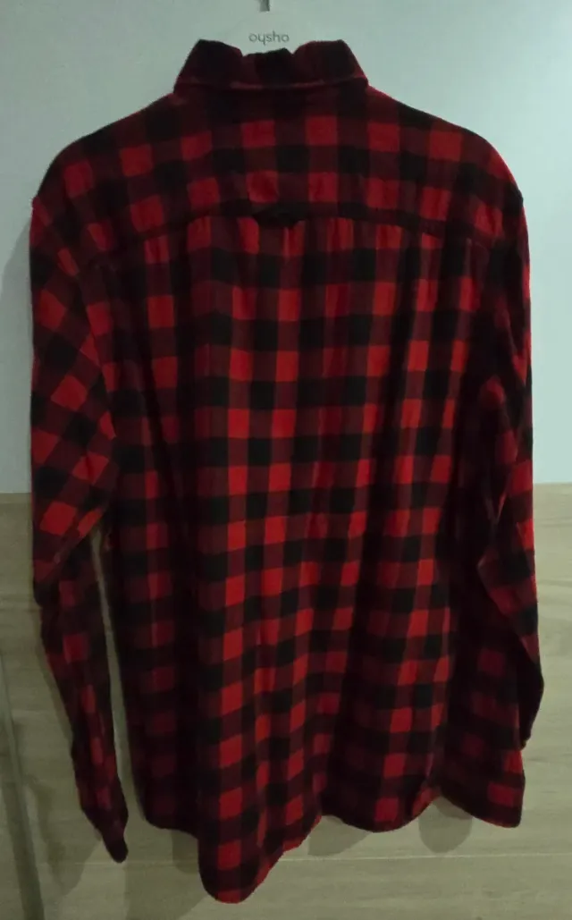 Camisa de cuadros hombre