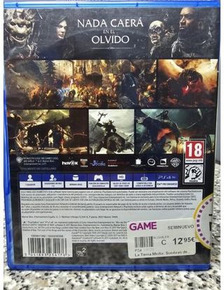 JUEGO PS4 Sombras de Guerra