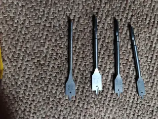 Brocas madera tres puntas (Set 4)