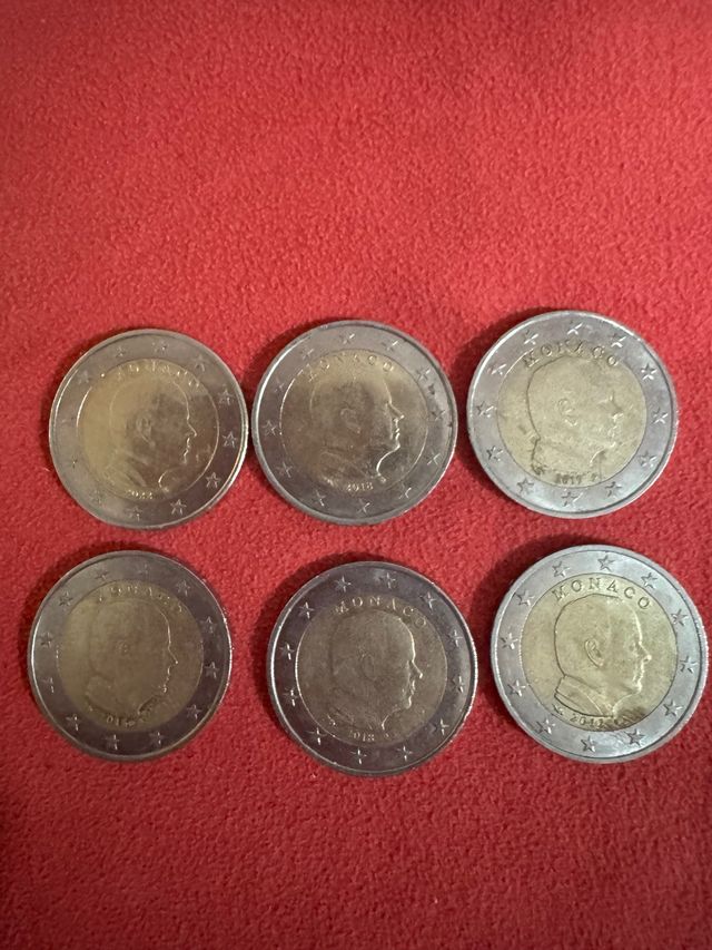 Monedas 2€ Mónaco