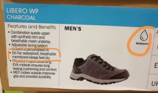 Botas de montaña hombre grises n°40