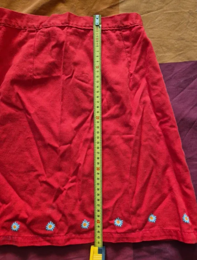 Conjunto falda y chaleco pastora talla 6