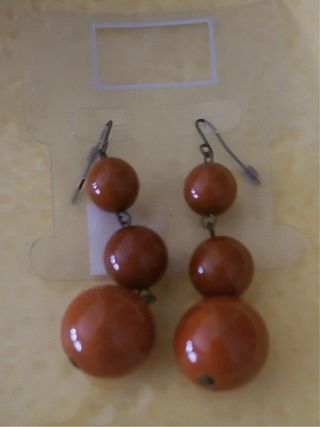 Pendientes H&M Naranja y Multicolor
