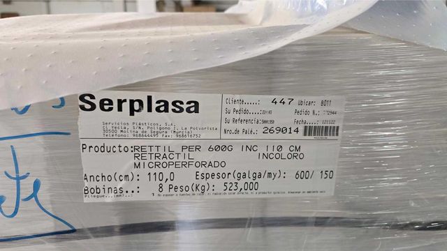 Film retráctil microperforado 110cm