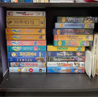 Lote Películas VHS Animadas Familiares