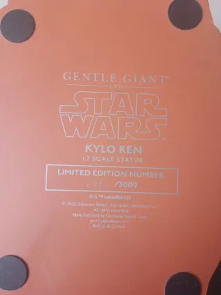 Figura Star Wars Kylo Ren Gentle Giant 1/7