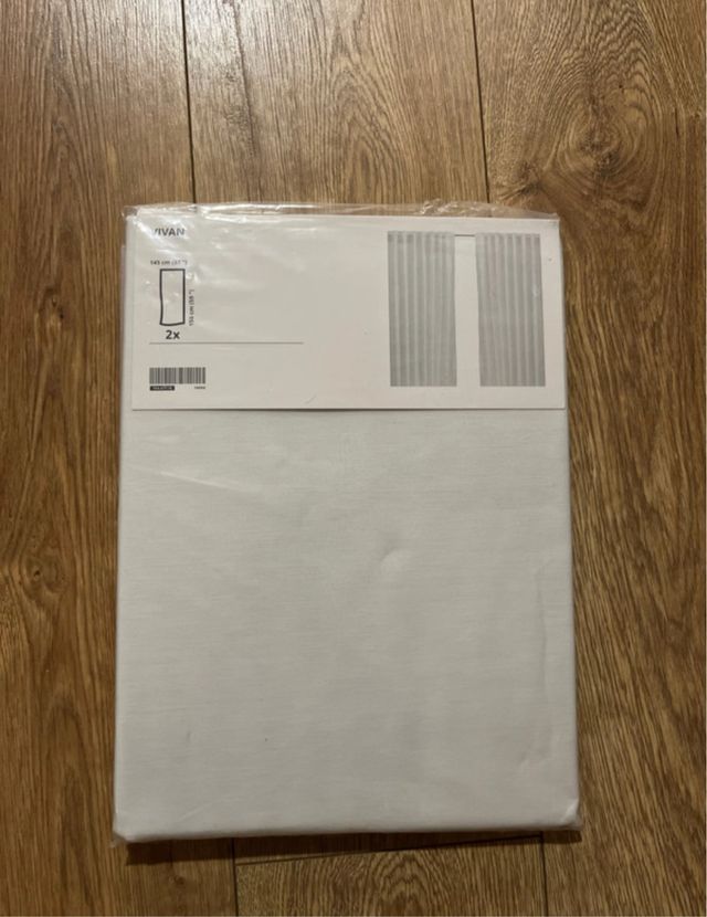 Cortinas Ikea Blancas Tela (2x)