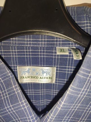 Camicia uomo blu
