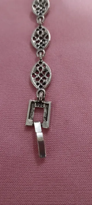 Pulsera Plata 925 con Circonitas negras.