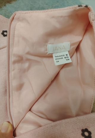 Vestido niña Iana rosa estampado flores