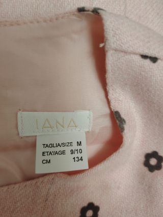Vestido niña Iana rosa estampado flores