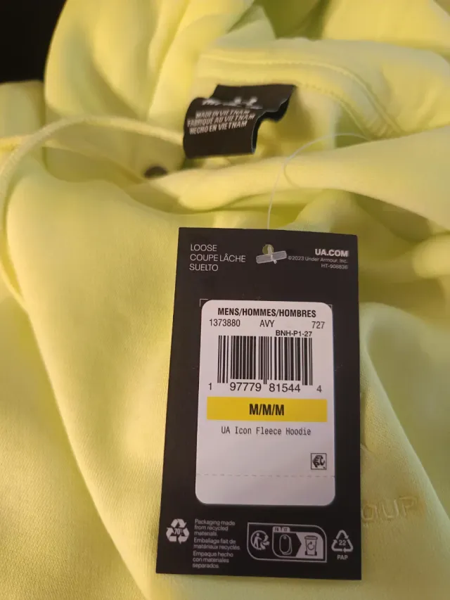 Sudadera Under Armour Amarilla