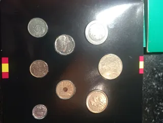 Colección monedas curso legal 1983-1985