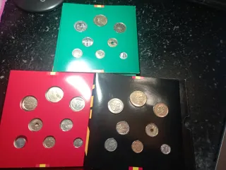 Colección monedas curso legal 1983-1985