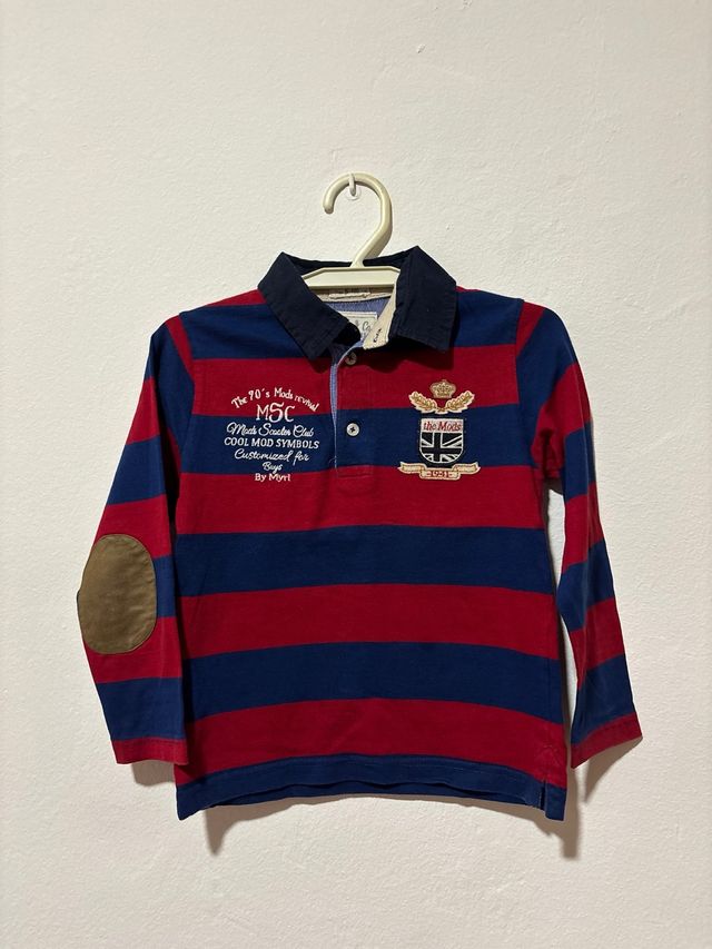 Polo Mayoral niño rayas 5 años